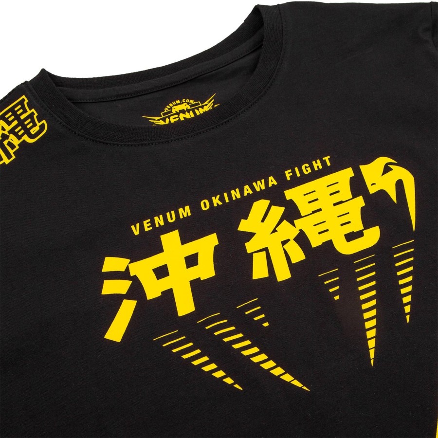 venum okinawa 2.0 kinder-t-shirt – schwarzgelb – exklusiv