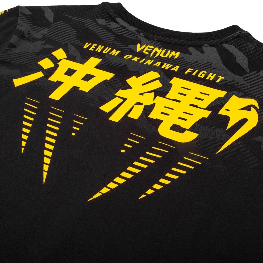 venum okinawa 2.0 kinder-t-shirt – schwarzgelb – exklusiv