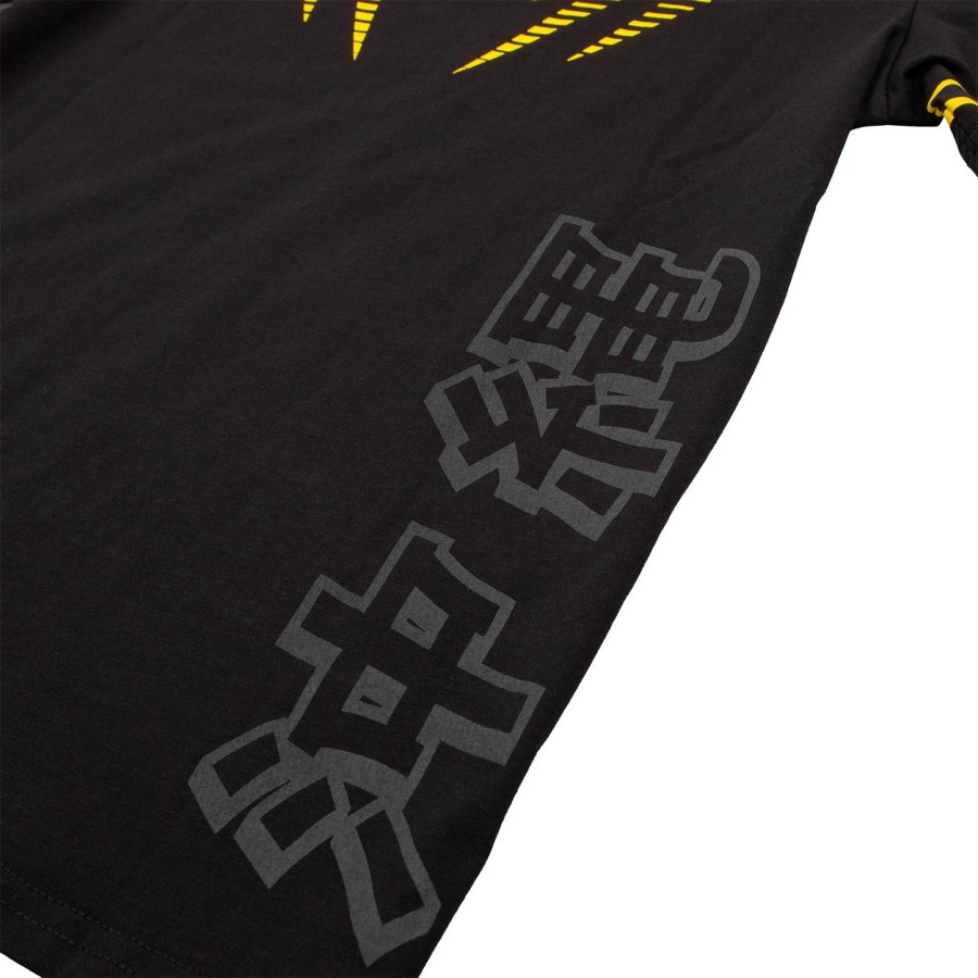 venum okinawa 2.0 kinder-t-shirt – schwarzgelb – exklusiv
