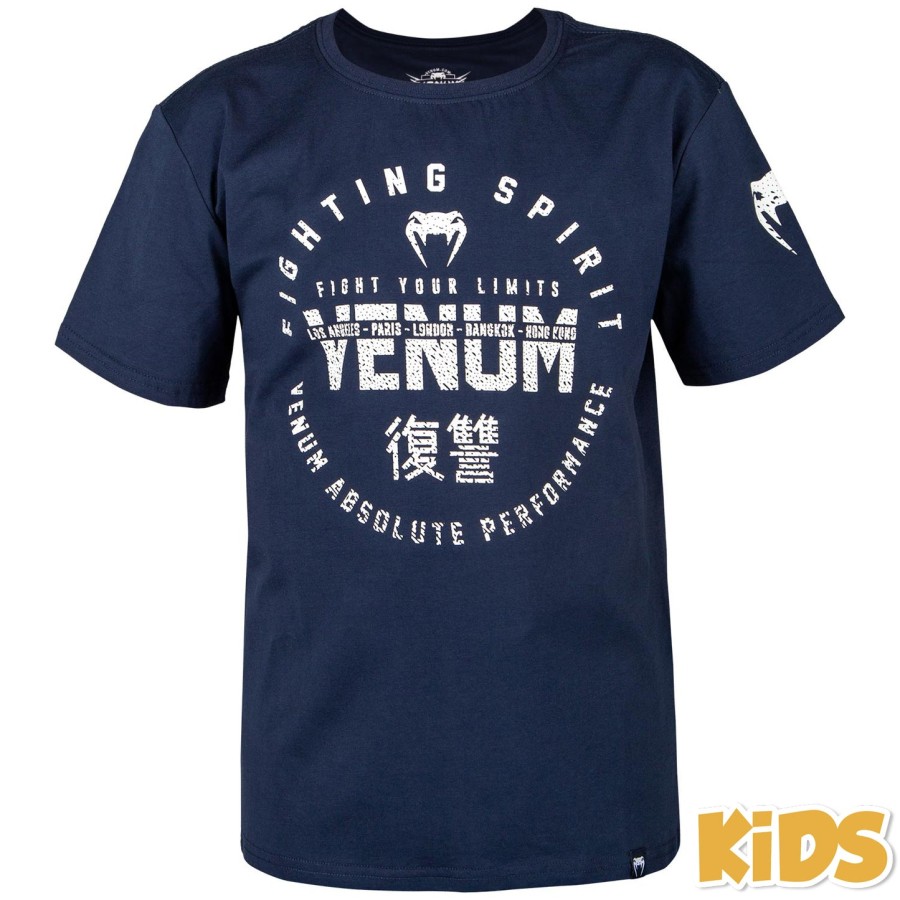 venum signature kinder-t-shirt – marineblau