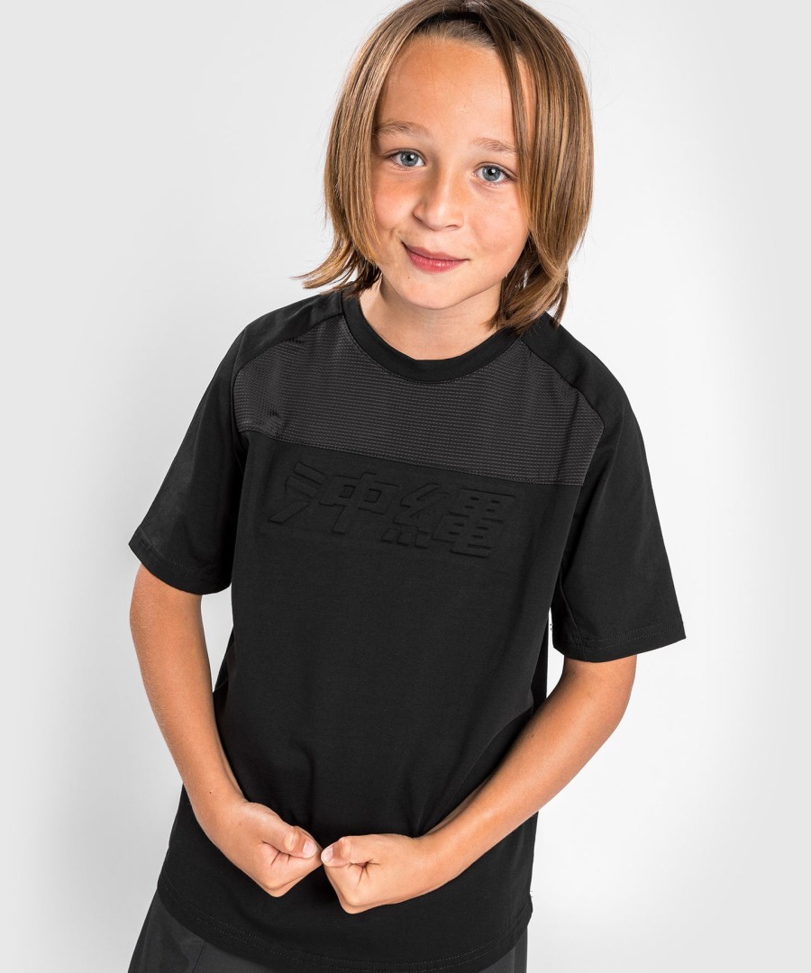 venum okinawa 3.0 t-shirt - für kinder - schwarzrot