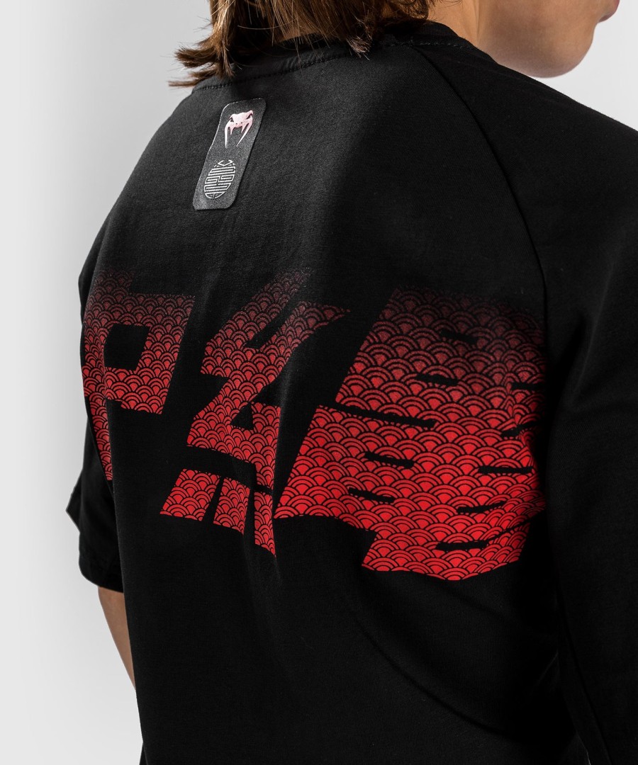 venum okinawa 3.0 t-shirt - für kinder - schwarzrot