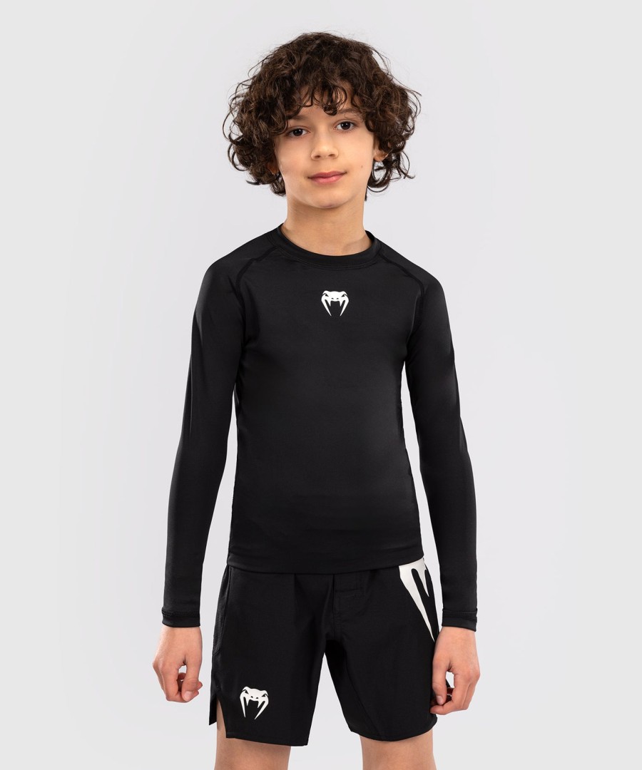 venum contender kinder-rashguards langarm - schwarz