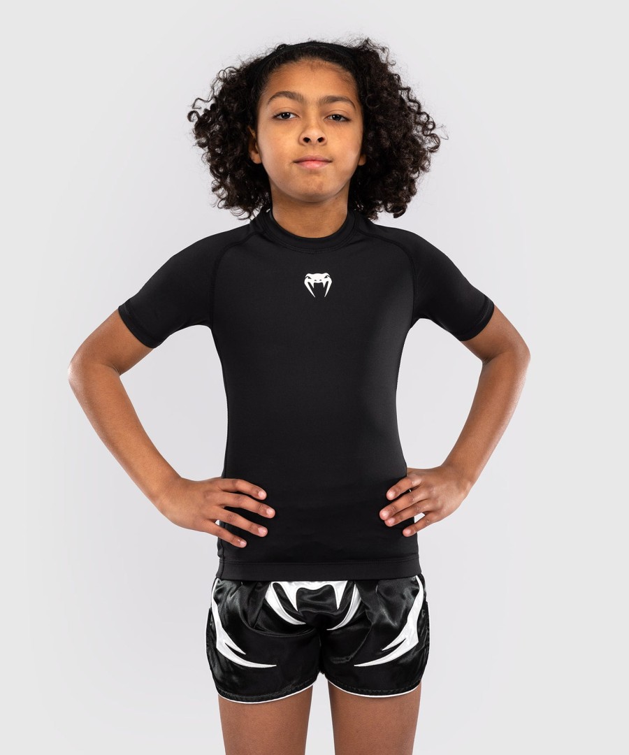 venum contender kinder-rashguards kurzarm - schwarz