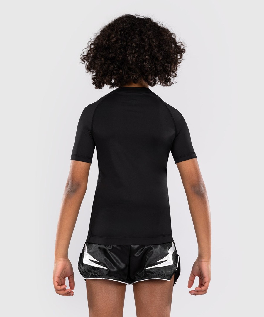 venum contender kinder-rashguards kurzarm - schwarz
