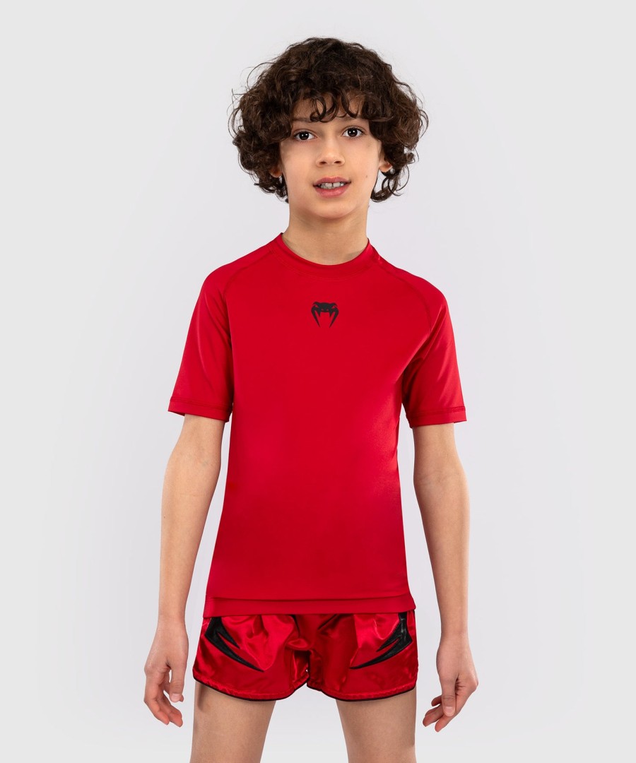 venum contender kinder-rashguards kurzarm - kirschrot