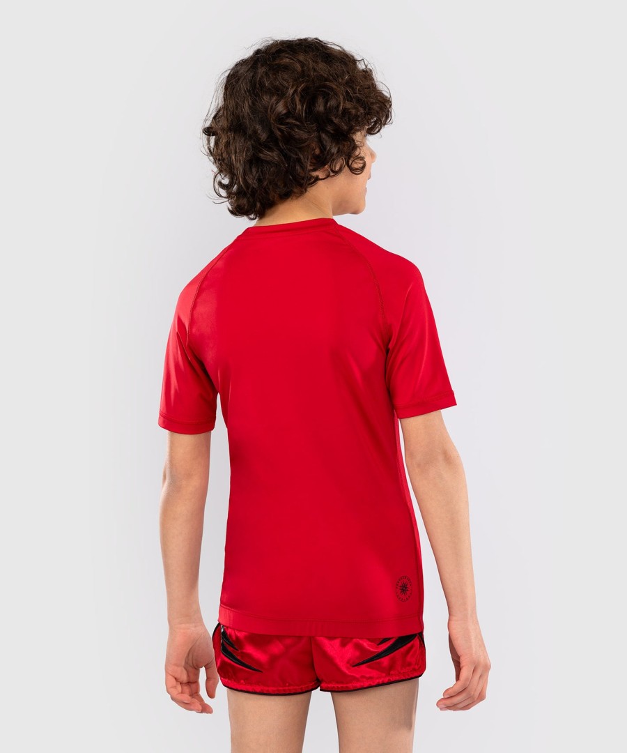 venum contender kinder-rashguards kurzarm - kirschrot