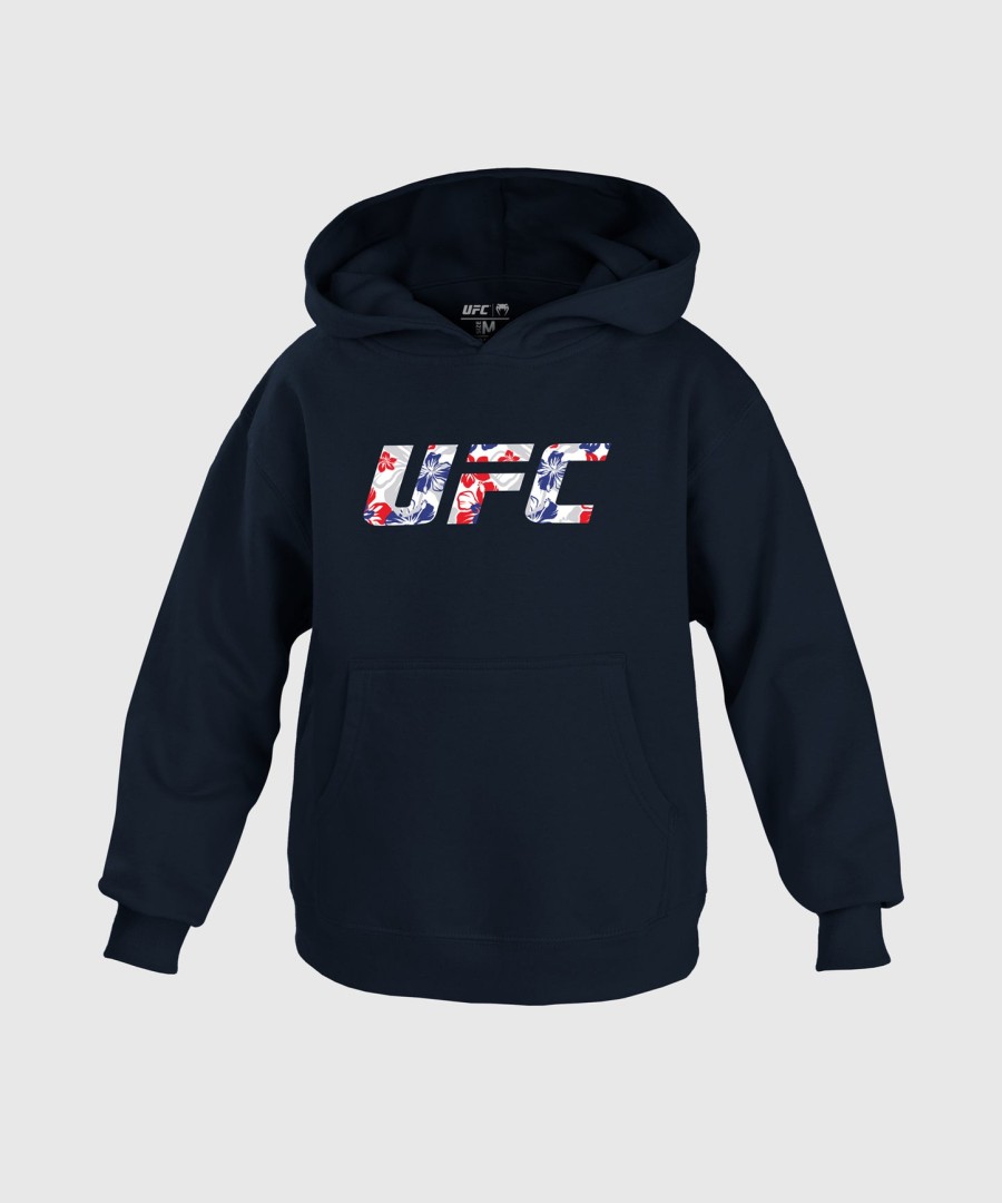 ufc unrivaled by venum navy max holloway hoodie für kinder