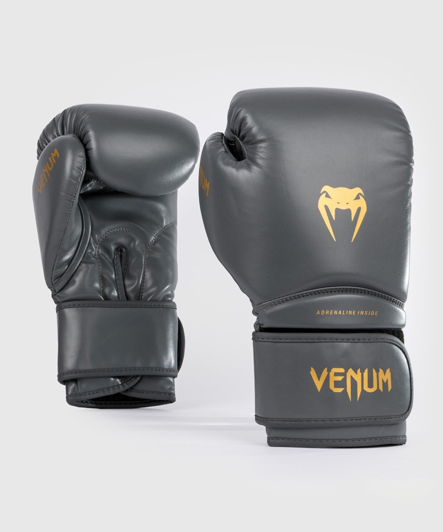 venum contender 1.5 kinderboxhandschuhe – graphitgold
