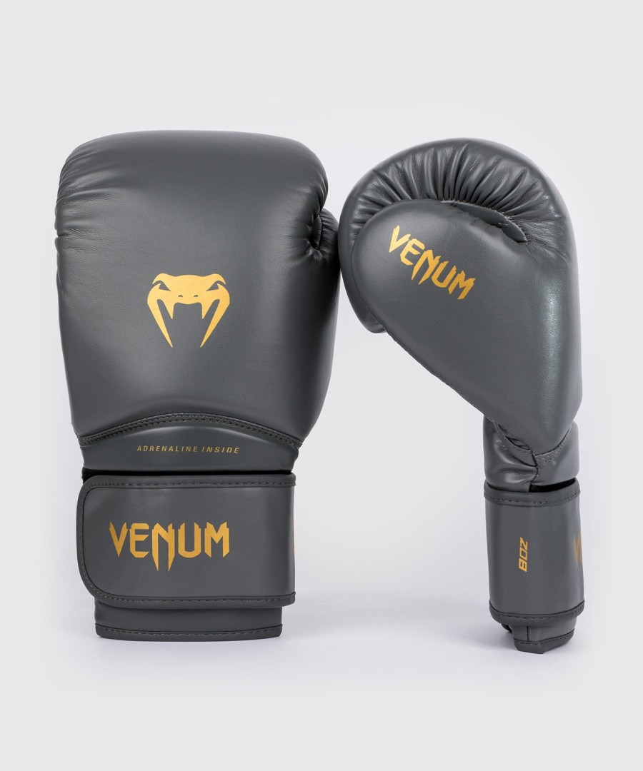 venum contender 1.5 kinderboxhandschuhe – graphitgold