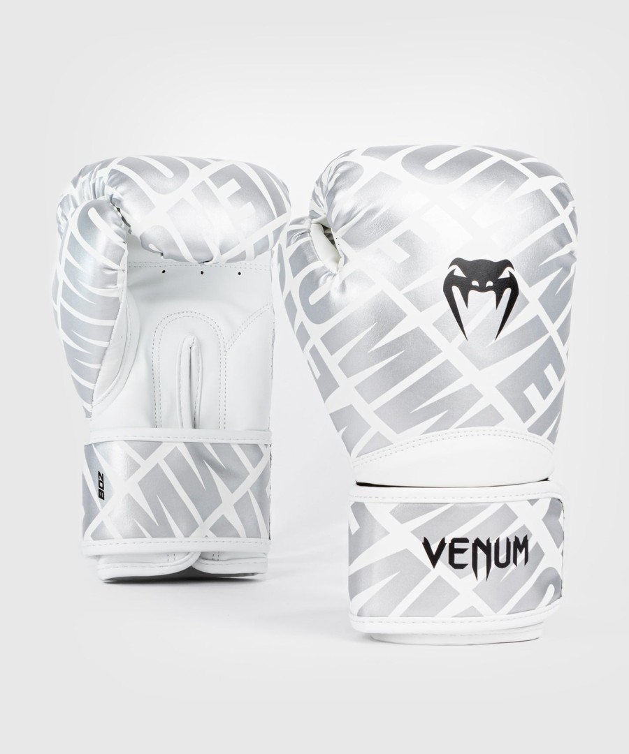venum contender 1.5 xt kinderboxhandschuhe - weiß-silber