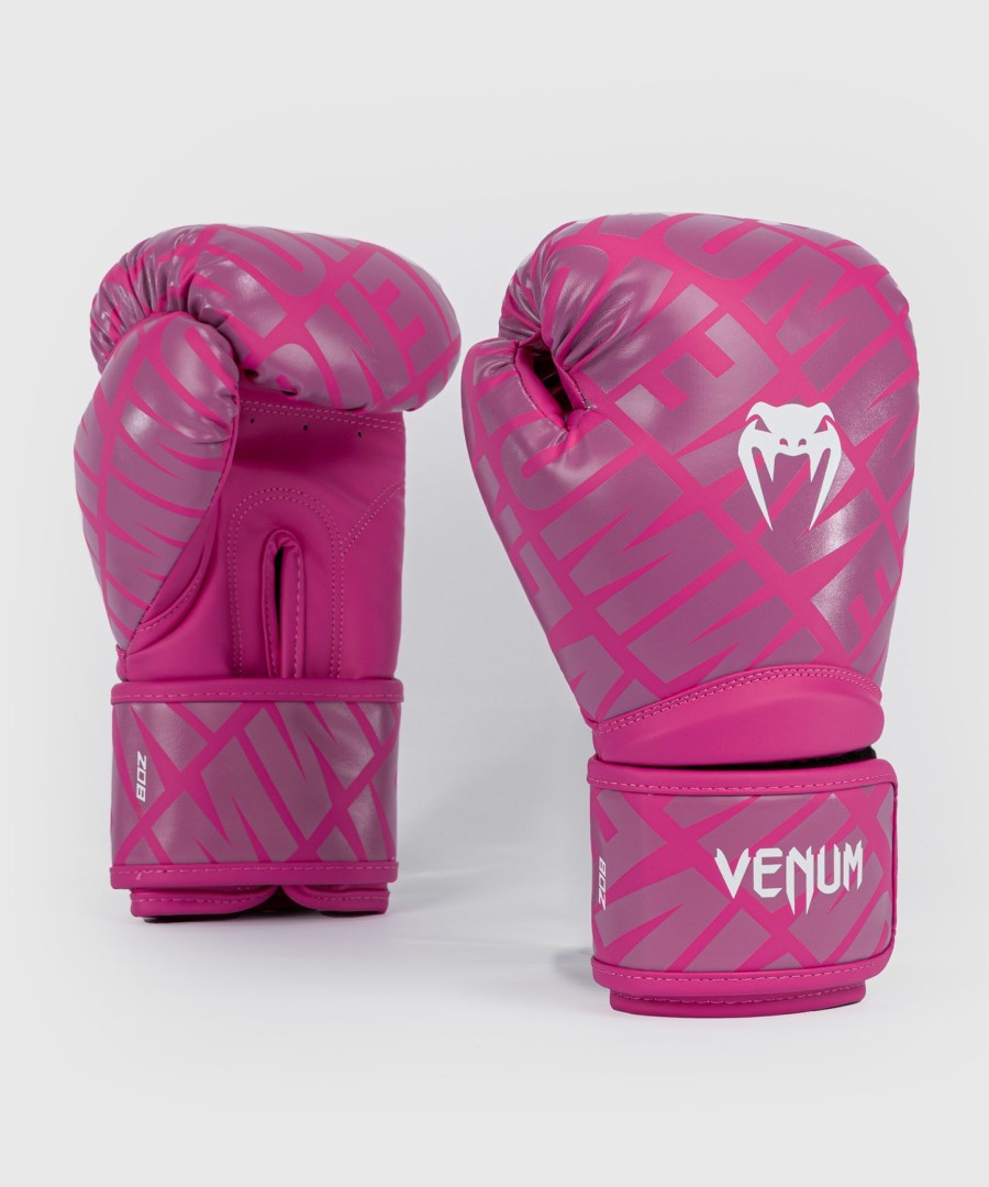 venum contender 1.5 xt kinderboxhandschuhe - weiß-rosa