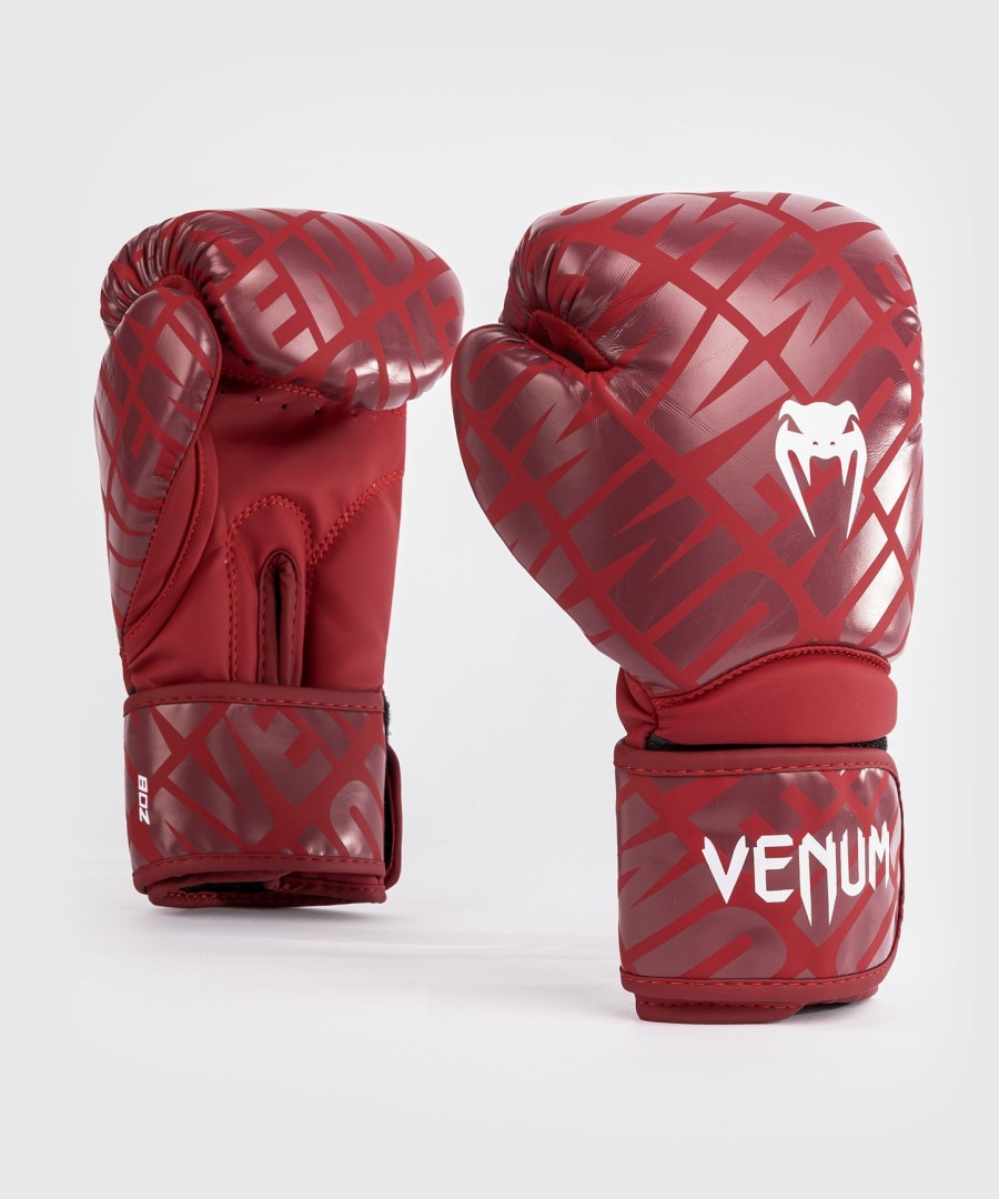 venum contender 1.5 xt kinderboxhandschuhe - weiß-burgunderrot