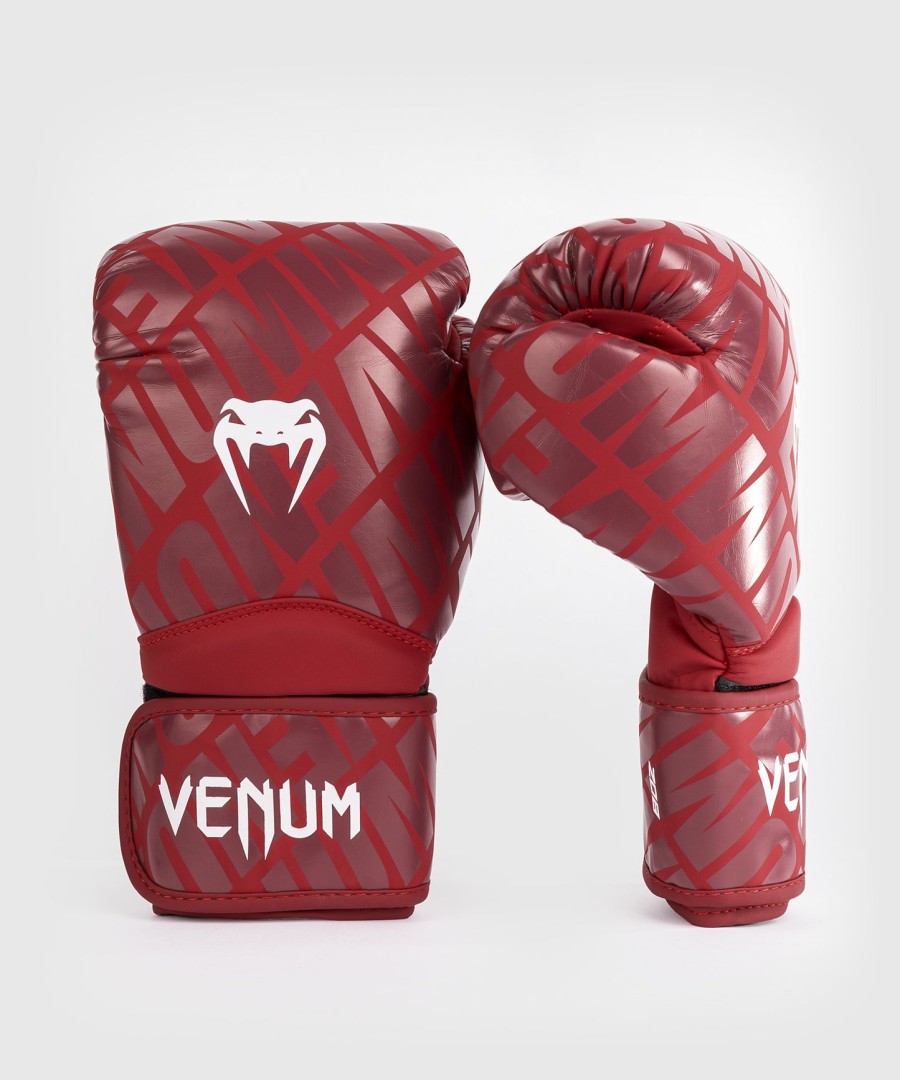 venum contender 1.5 xt kinderboxhandschuhe - weiß-burgunderrot