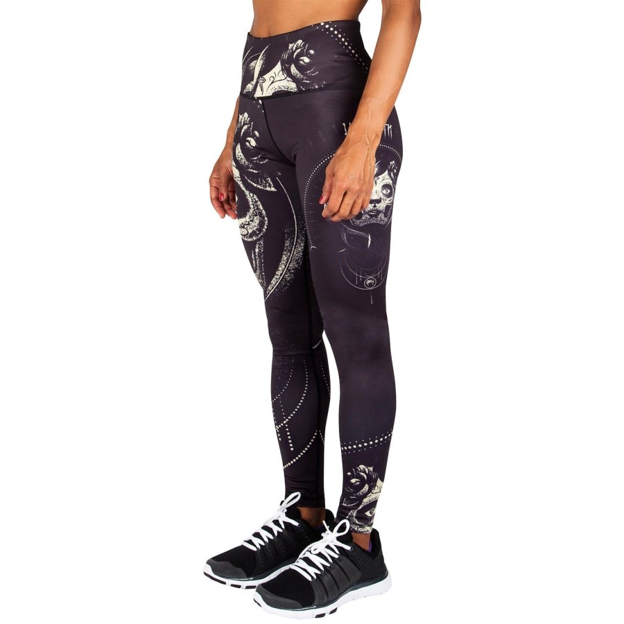 venum santa muerte leggings - schwarzgelb