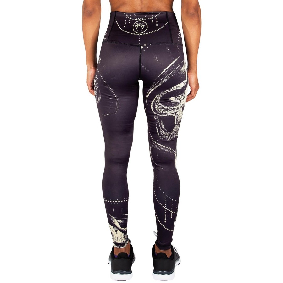 venum santa muerte leggings - schwarzgelb