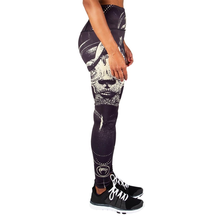 venum santa muerte leggings - schwarzgelb