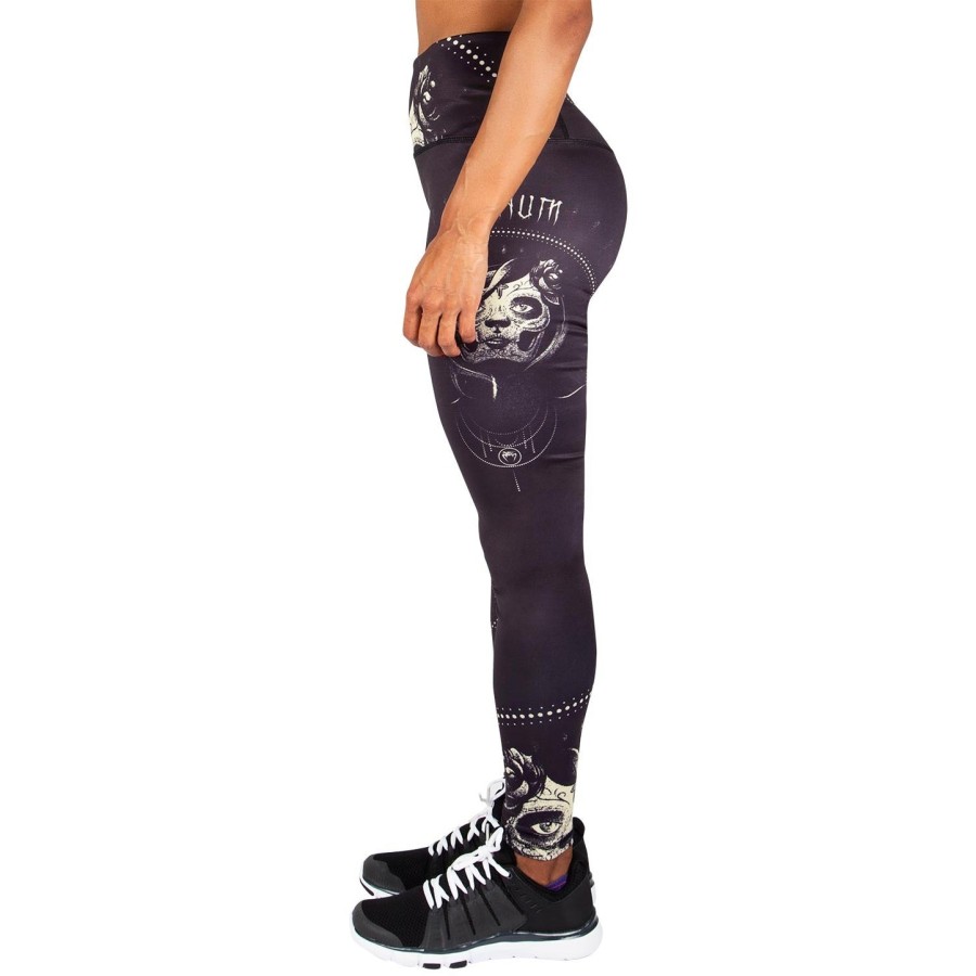 venum santa muerte leggings - schwarzgelb