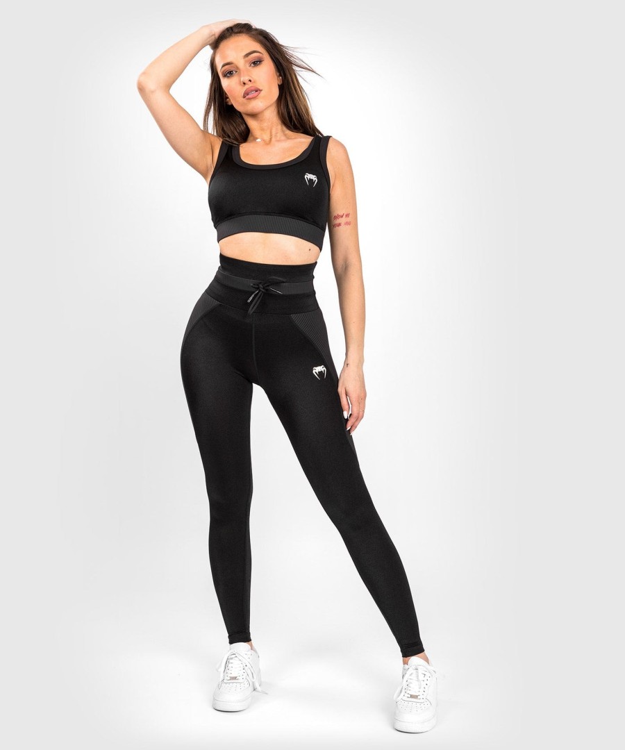 venum glow leggings – für damen – schwarz