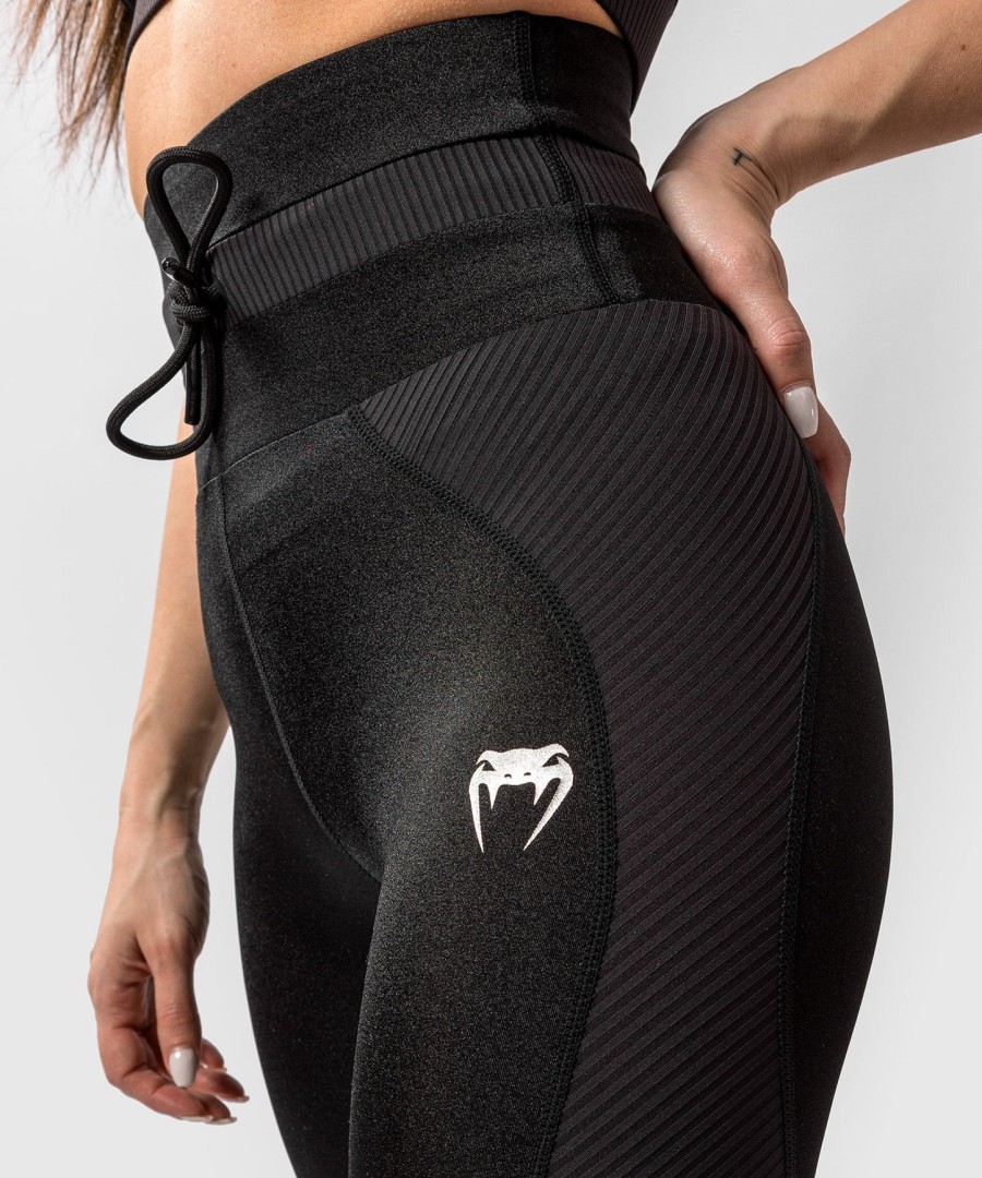 venum glow leggings – für damen – schwarz