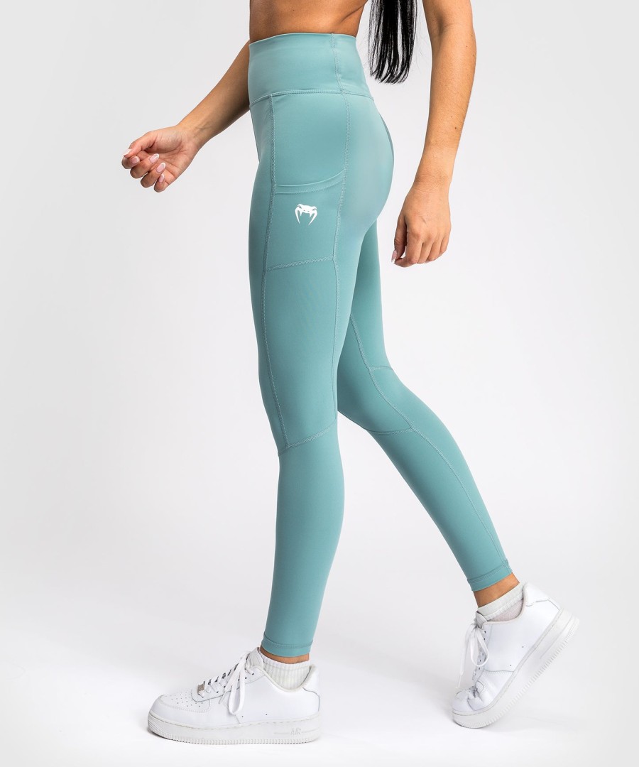 venum essential performance leggings für damen – aquagrün