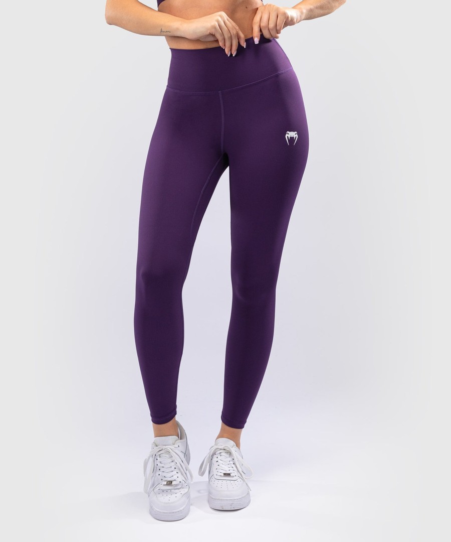 venum essential damen-leggings – dunkelviolett