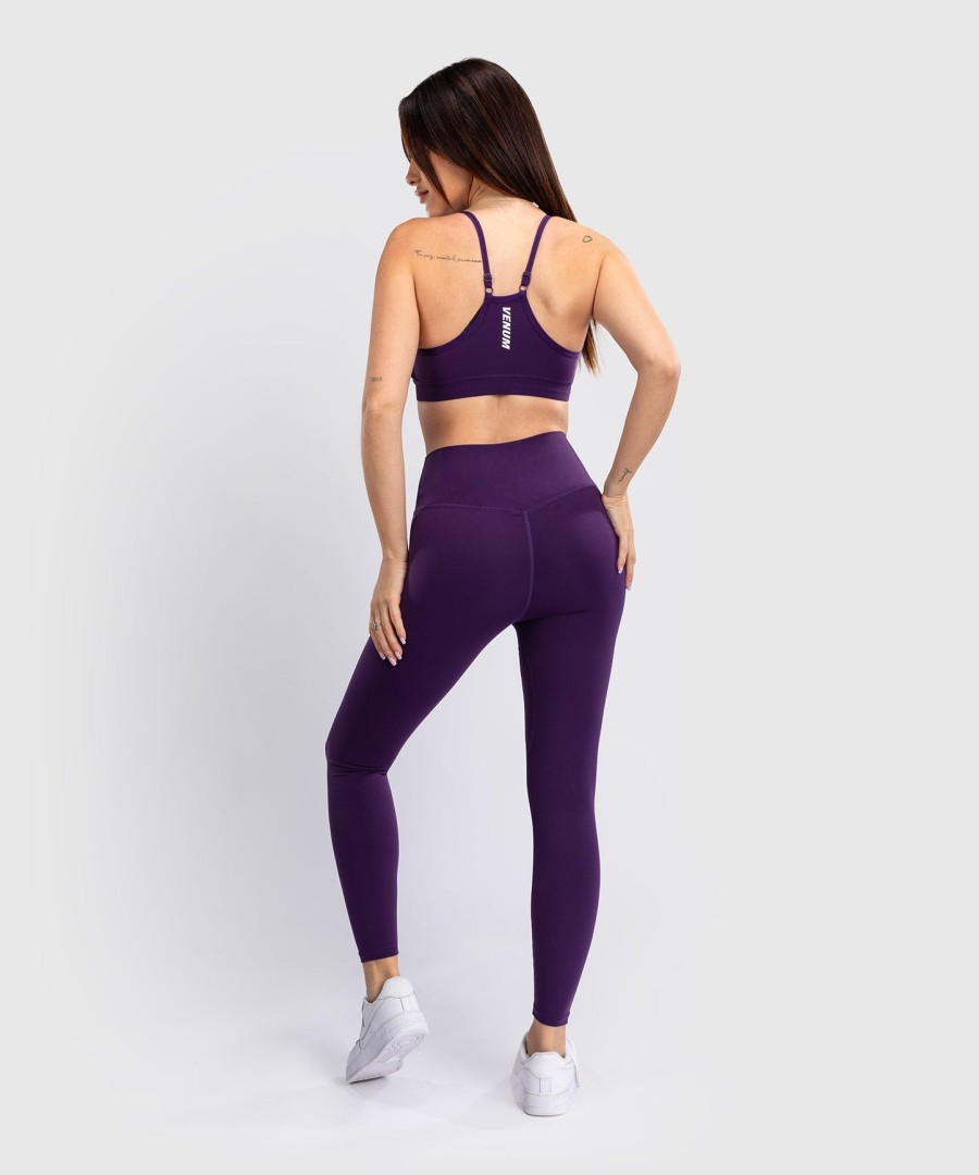 venum essential damen-leggings – dunkelviolett