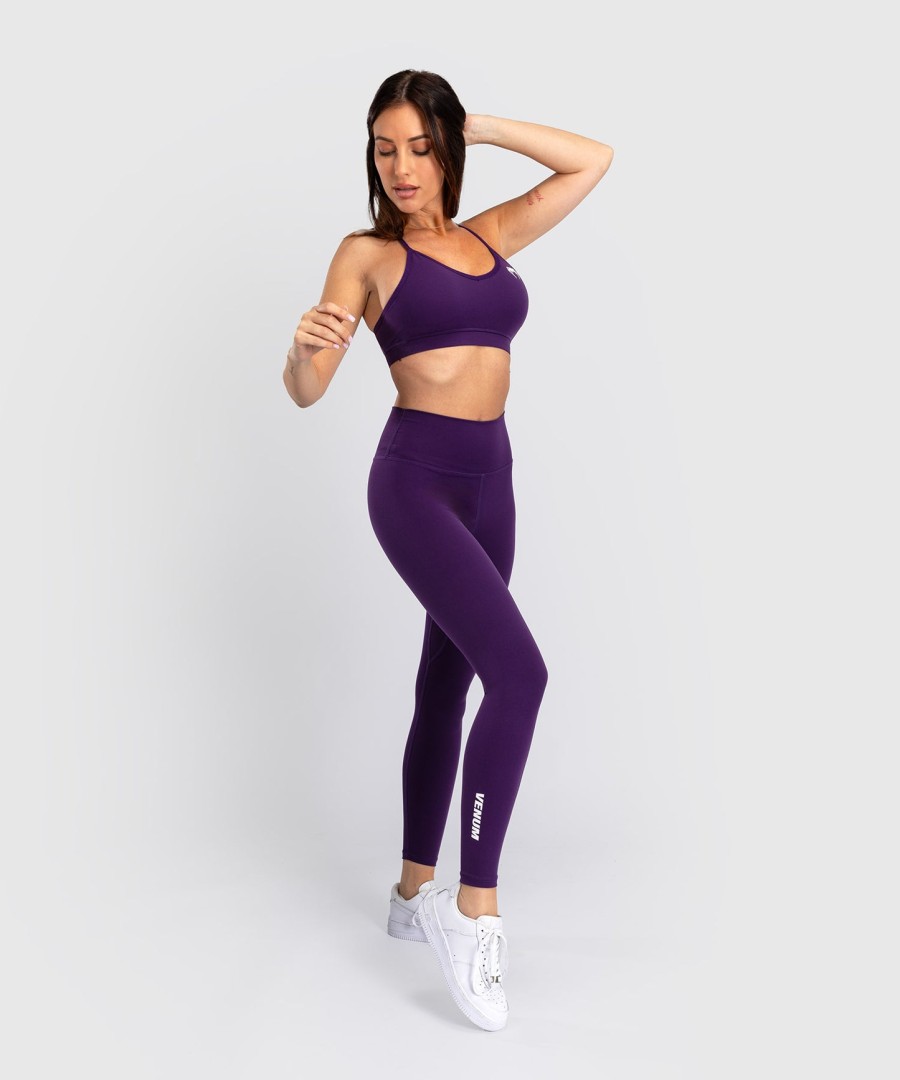 venum essential damen-leggings – dunkelviolett