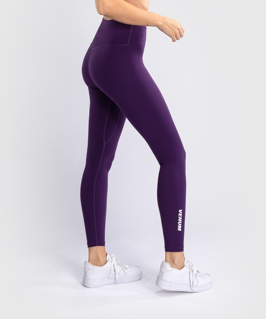 venum essential damen-leggings – dunkelviolett