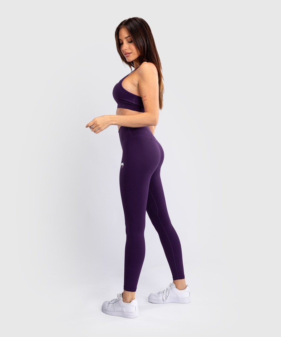 venum essential damen-leggings – dunkelviolett