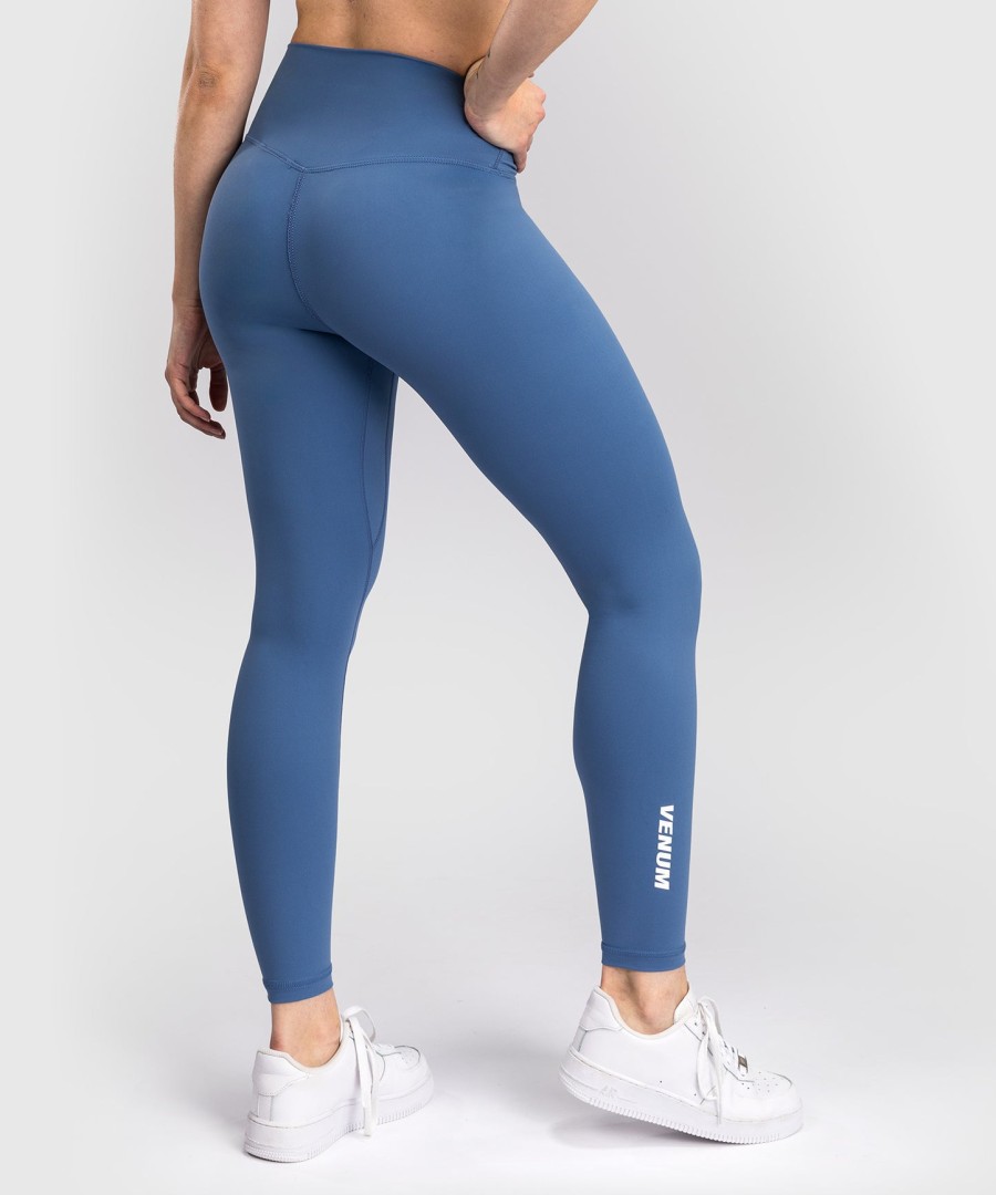 venum essential damen-leggings – sturmblau