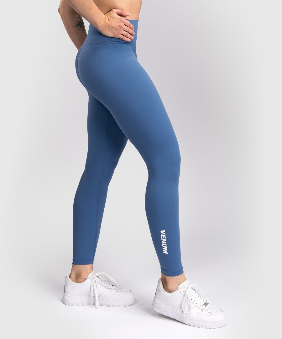 venum essential damen-leggings – sturmblau
