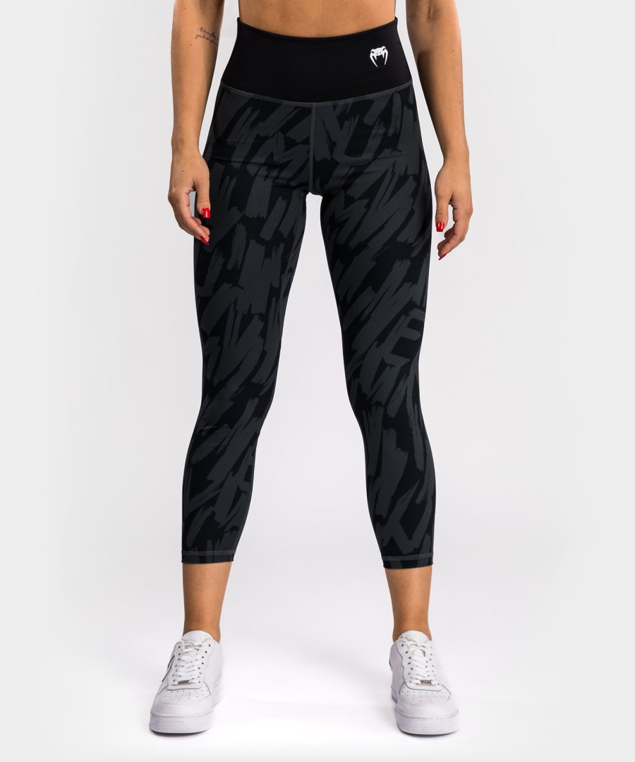 venum graffiti damen 78 leggings - urban charcoal