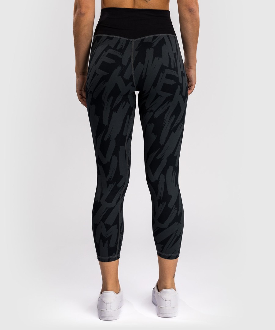 venum graffiti damen 78 leggings - urban charcoal