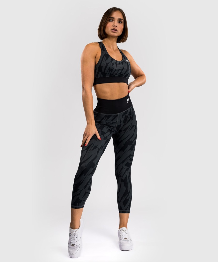 venum graffiti damen 78 leggings - urban charcoal