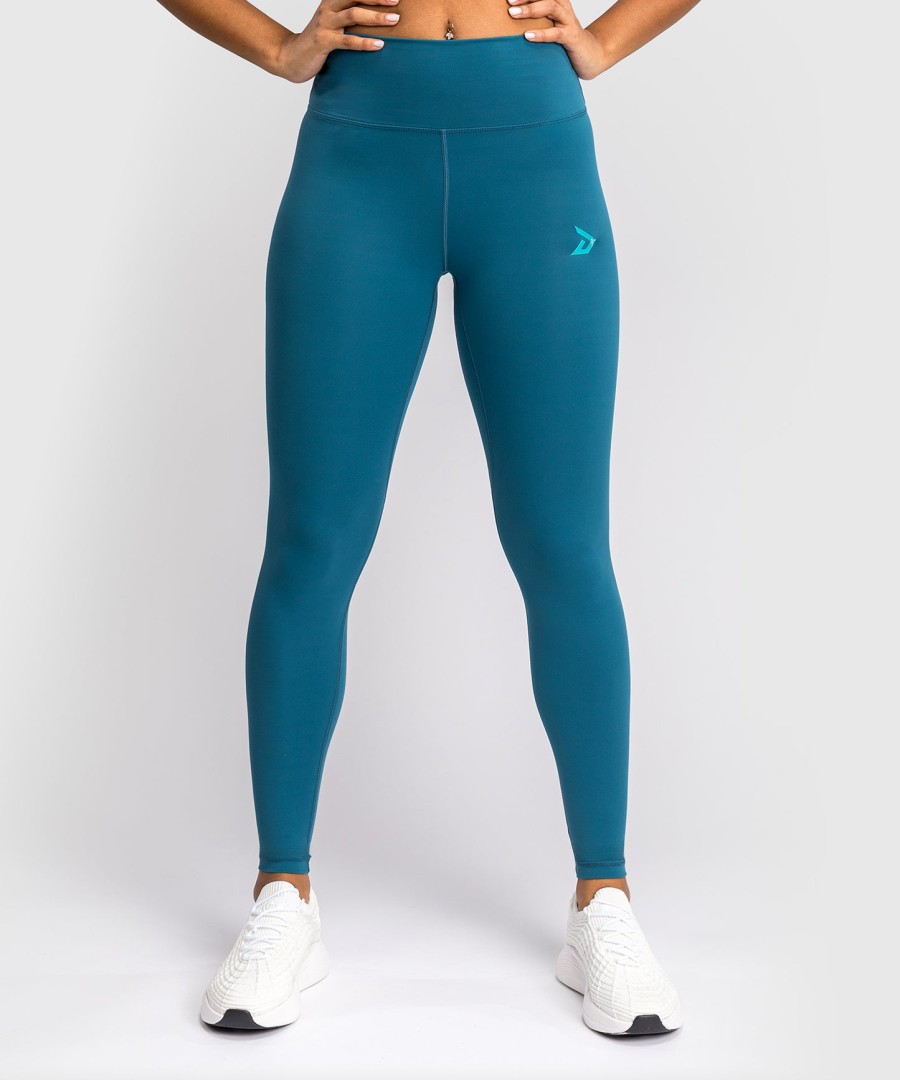 venum x demi damen-leggings in voller länge – azurblau