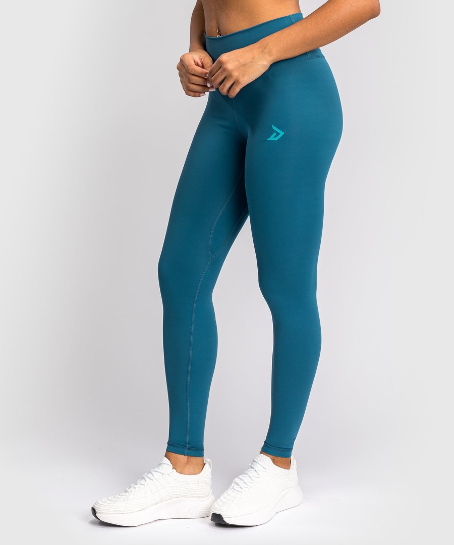 venum x demi damen-leggings in voller länge – azurblau