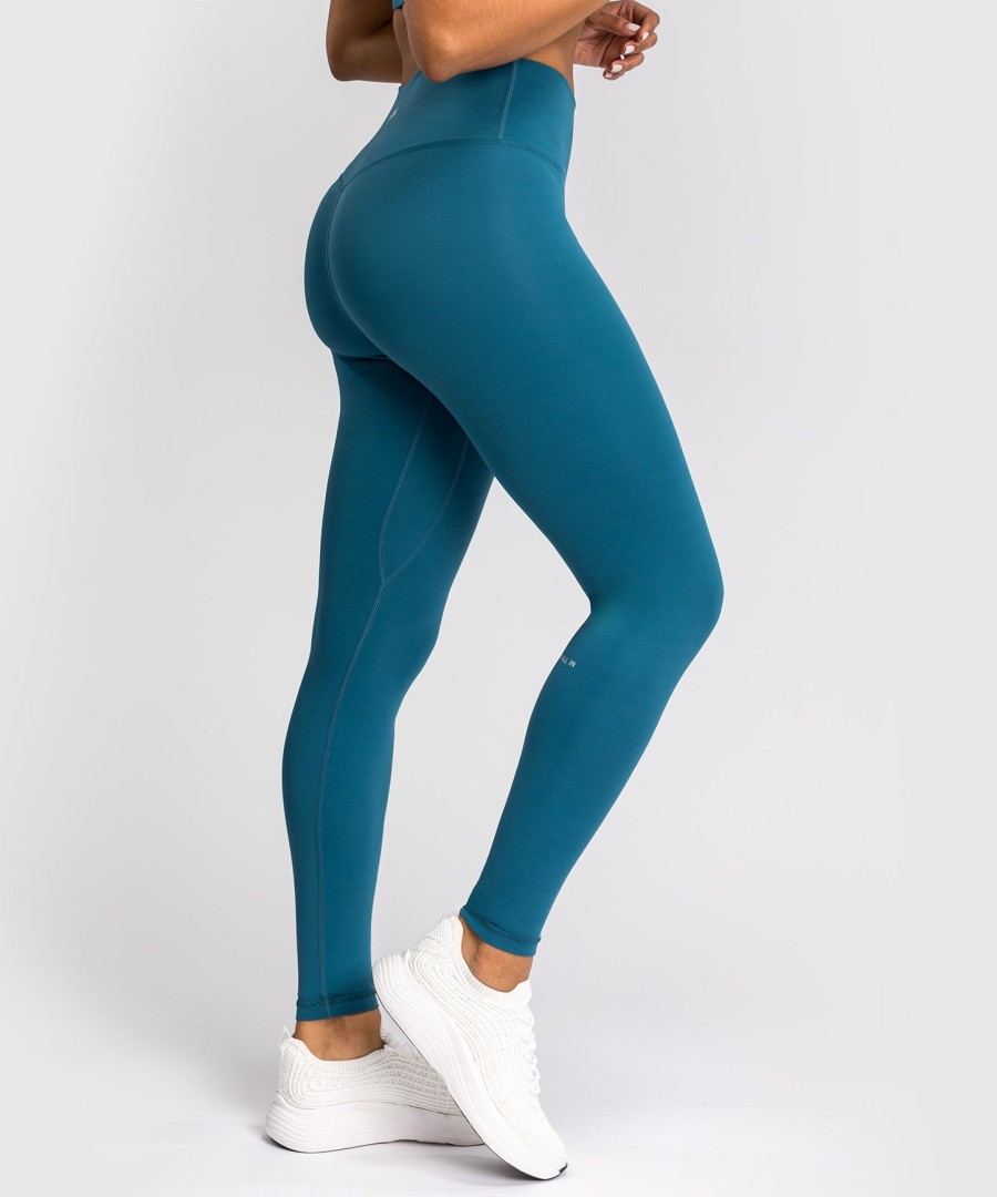 venum x demi damen-leggings in voller länge – azurblau