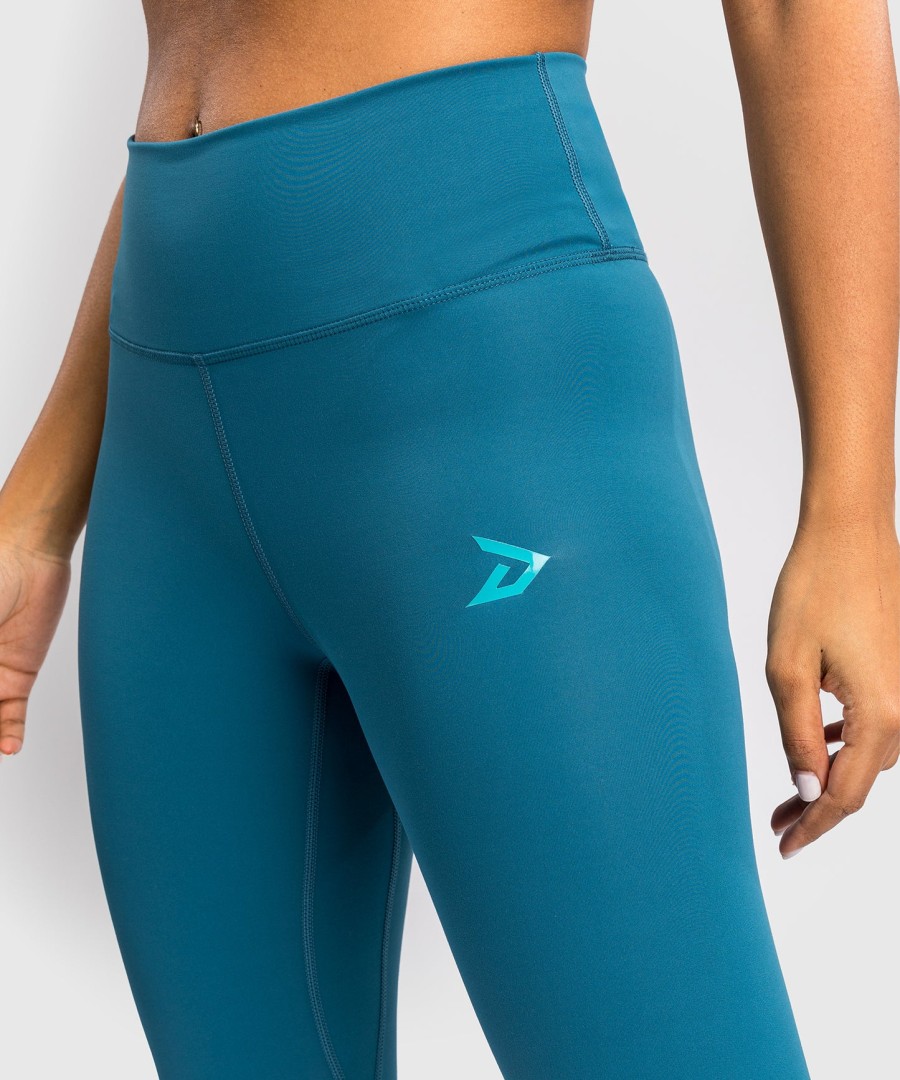 venum x demi damen-leggings in voller länge – azurblau