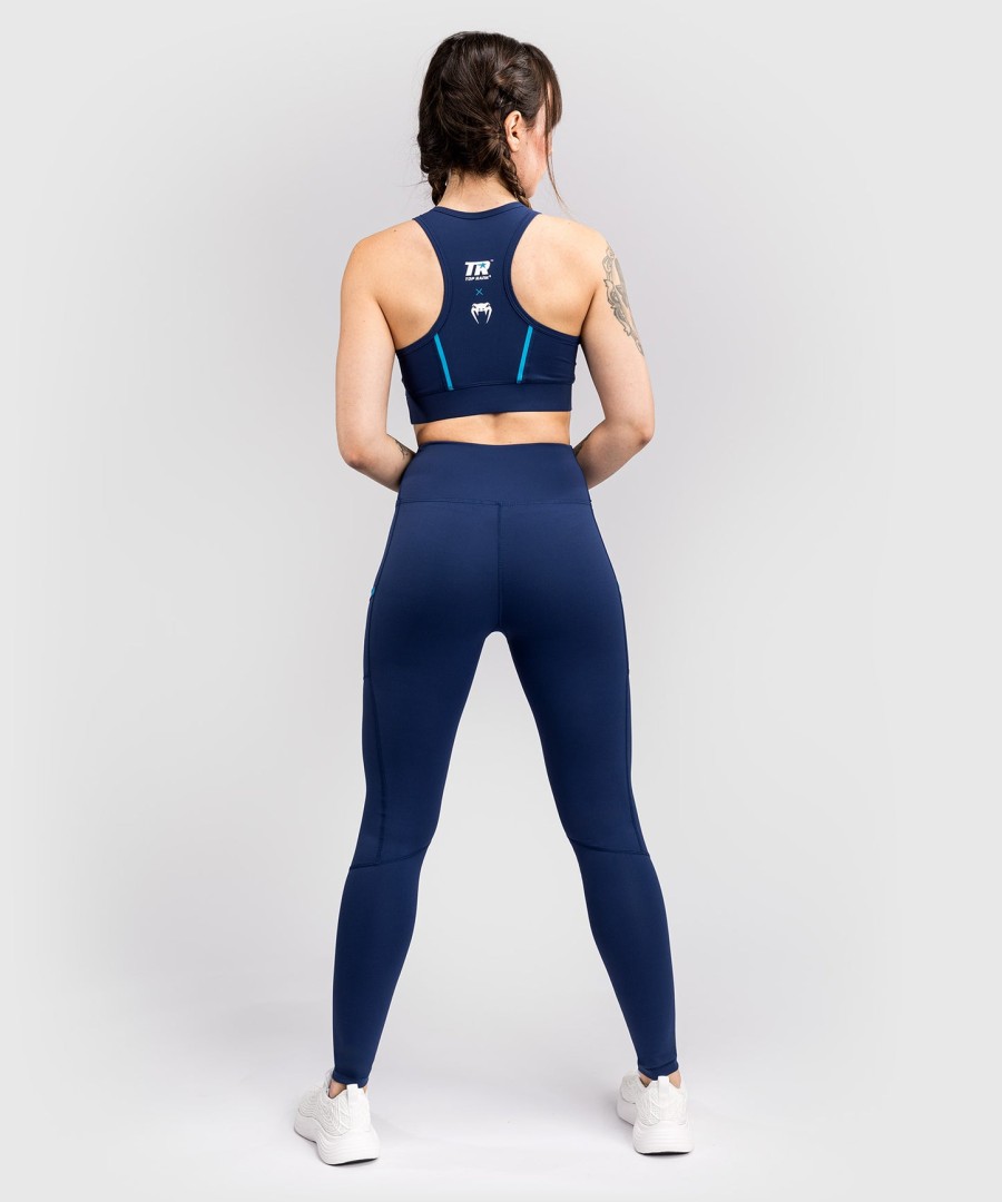 venum x top rank original damen-leggings in voller länge - marineblau