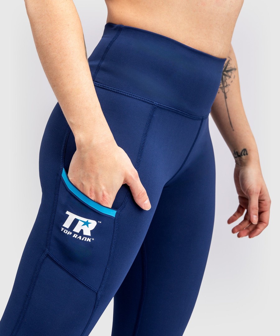 venum x top rank original damen-leggings in voller länge - marineblau
