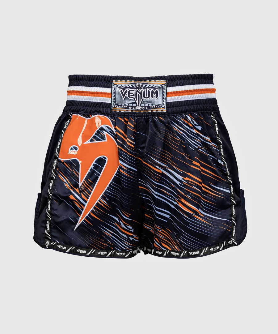 venum giant muay thai shorts - orange