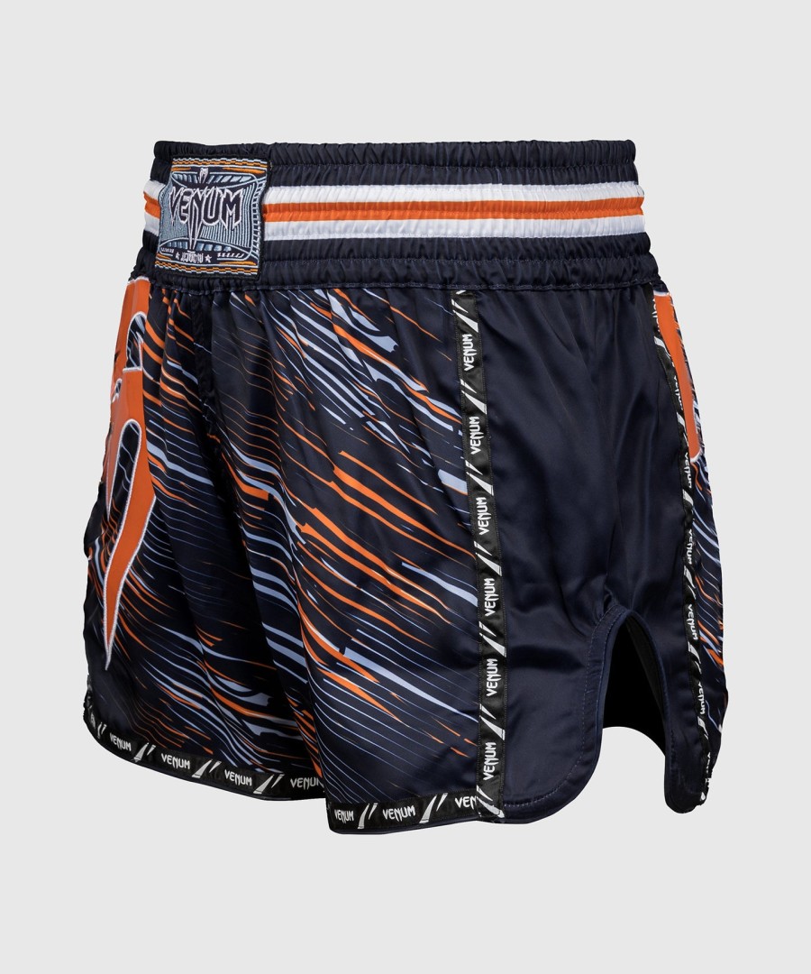 venum giant muay thai shorts - orange
