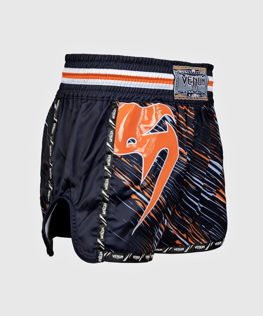 venum giant muay thai shorts - orange