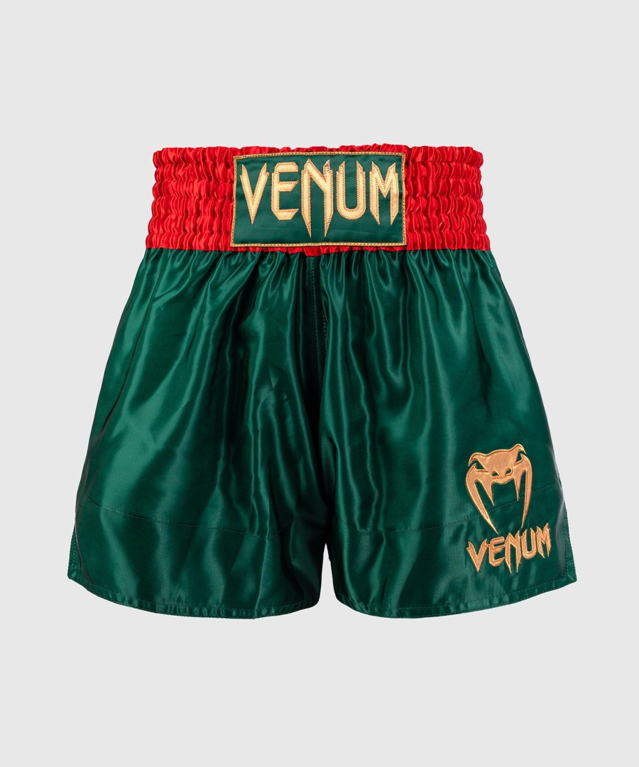 venum classic muay thai shorts – dunkelwaldgrün