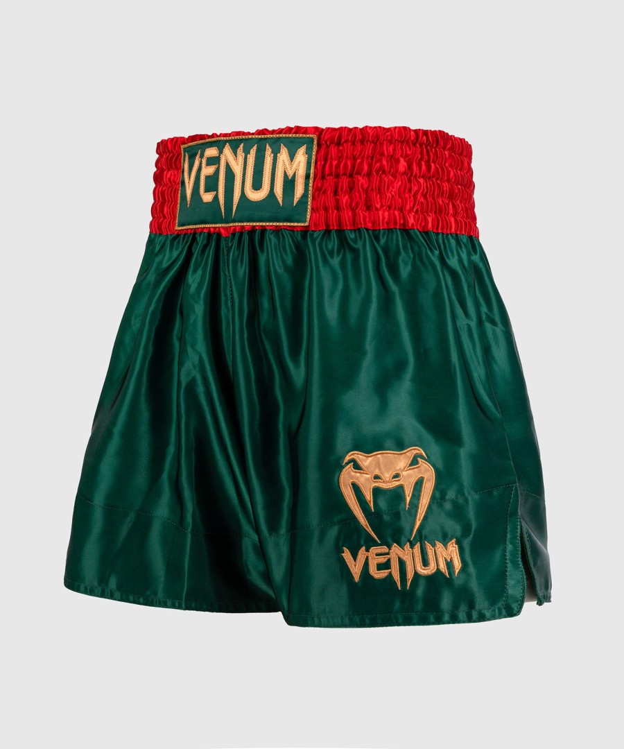 venum classic muay thai shorts – dunkelwaldgrün