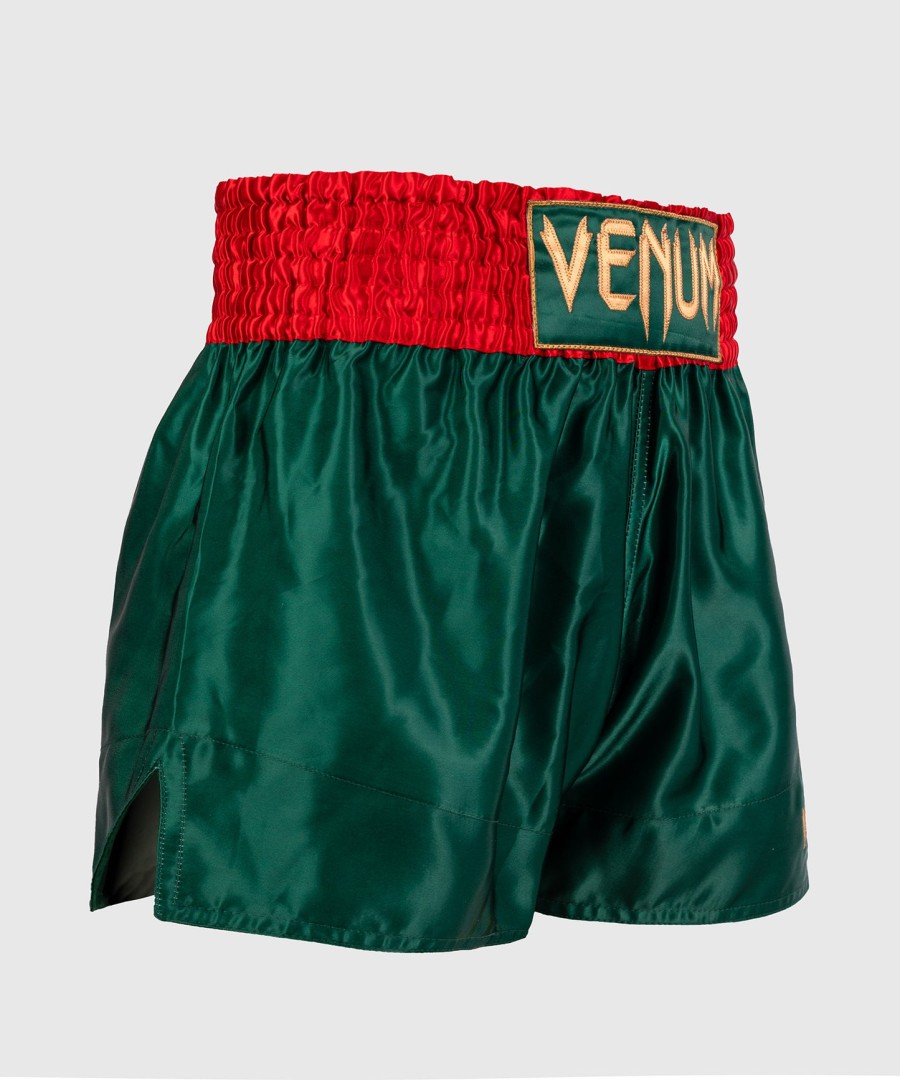 venum classic muay thai shorts – dunkelwaldgrün