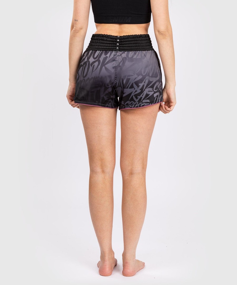 venum x kaz muay thai shorts - schwarz