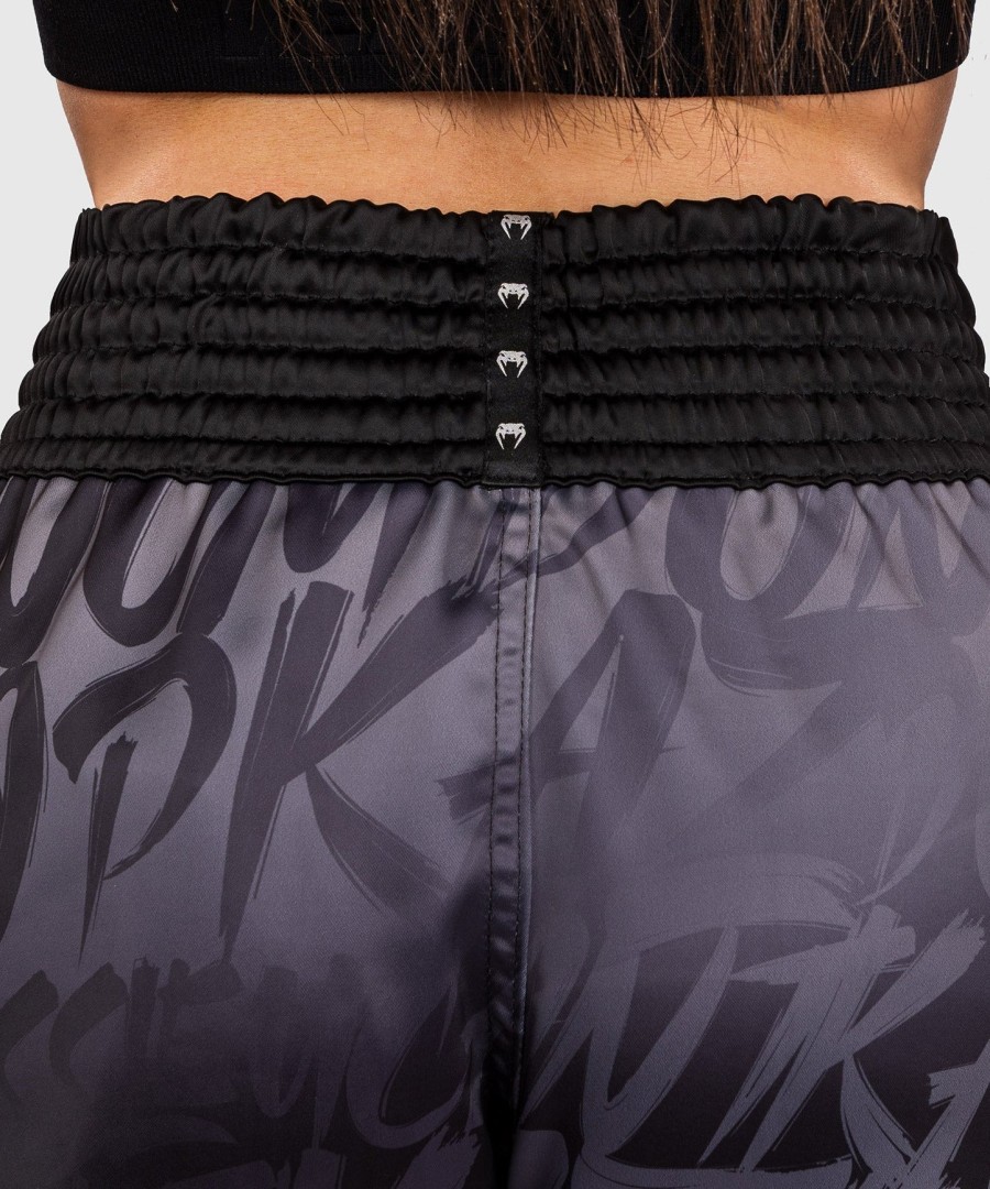 venum x kaz muay thai shorts - schwarz