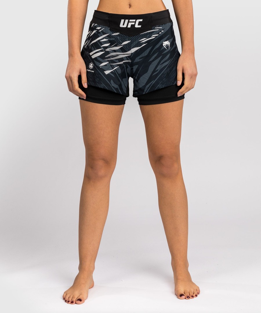 ufc fusion by venum authentic fight night damen-kampfshorts – schwarz